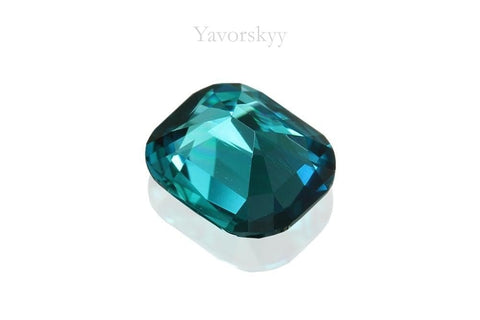 0.65 ct cushion cut tourmaline bottom view image