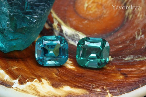 Indigo Tourmaline 0.90 ct / 2 pcs - Yavorskyy