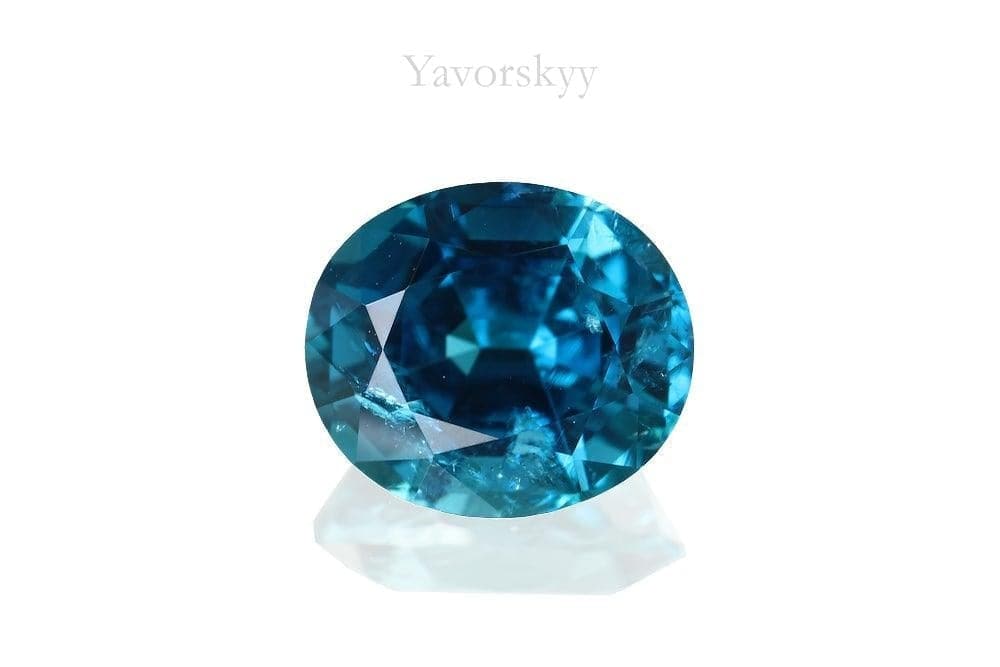 Top view image of 1.18 ct tourmaline oval