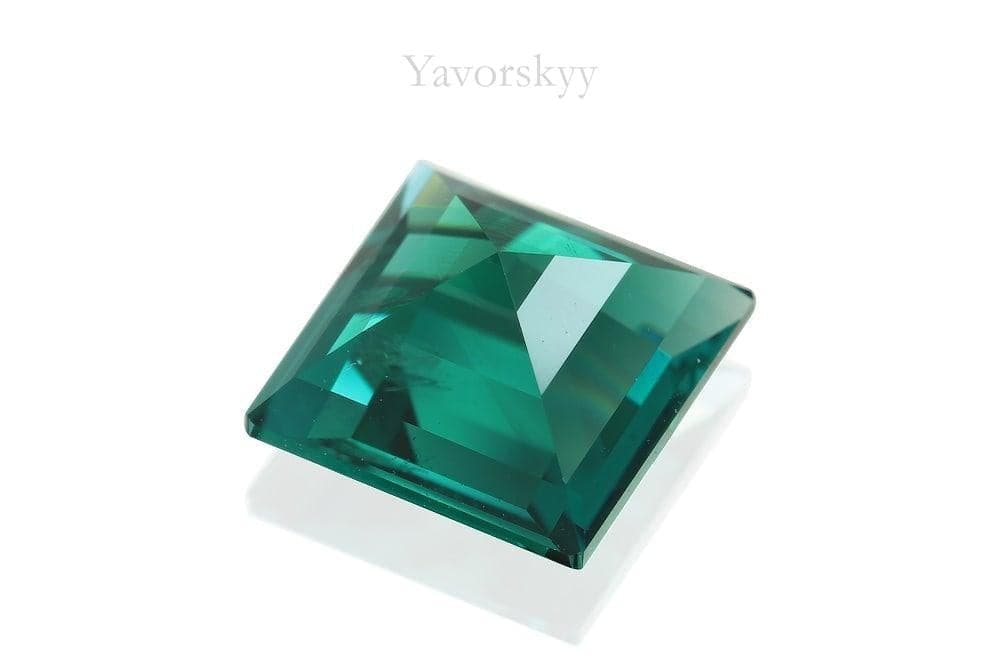 Green tourmaline 1.72 carats bottom view image