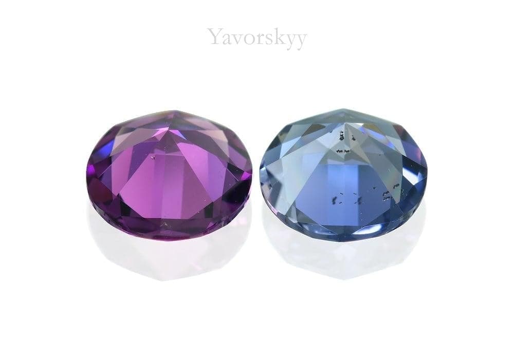 Picture of match pair iolite 1.82 carats round cut