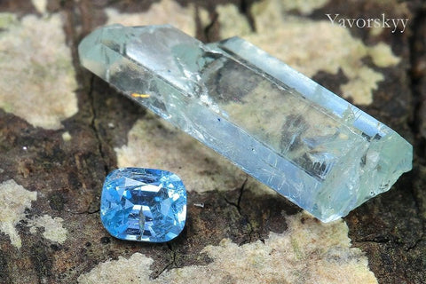 Jeremejevite 0.13ct - Yavorskyy