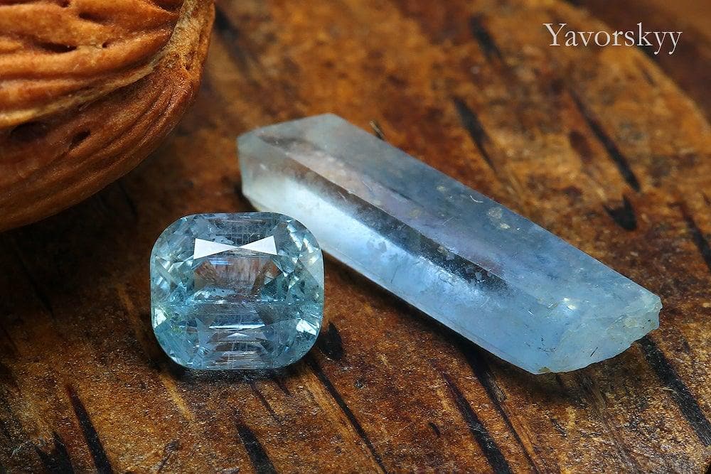 Jeremejevite faceted