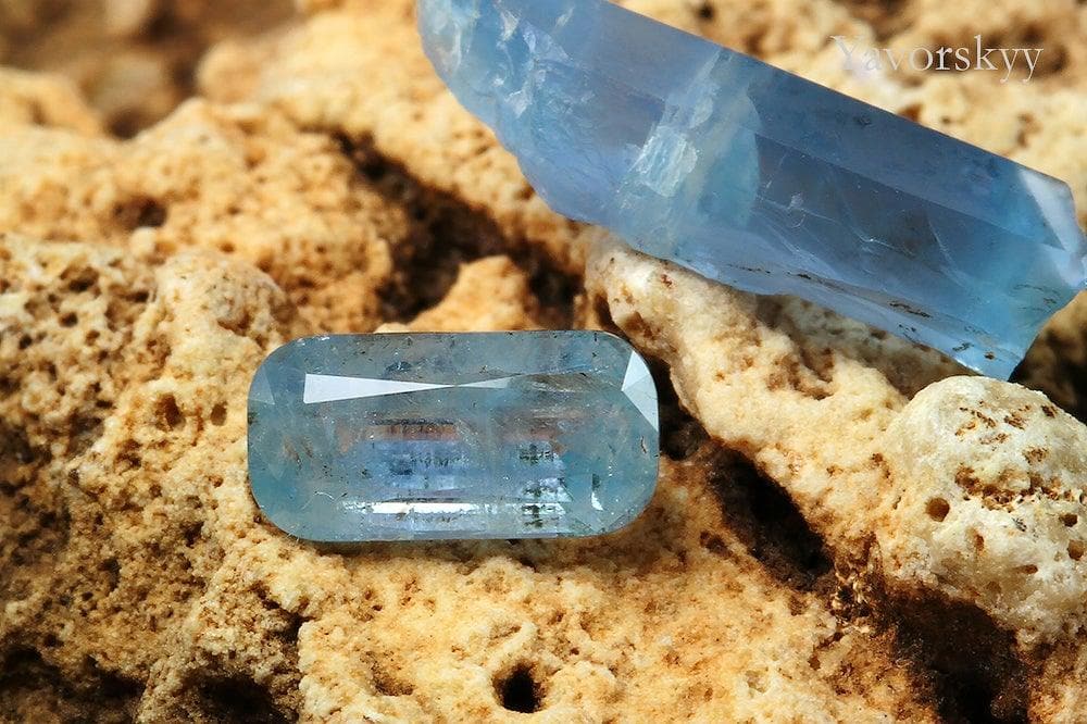 Jeremejevite 0.77 ct - Yavorskyy
