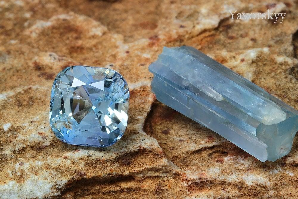 Jeremejevite 1.34 cts - Yavorskyy