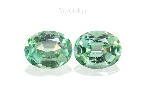 A match pair of kornerupine oval 2.07 carats front view image