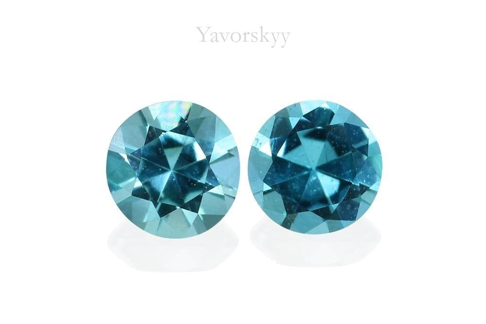 Picture of top view of tourmaline 0.29 ct match pair