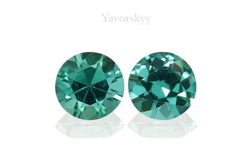 Lagoon Blue Tourmaline 0.65 ct / 2 pcs