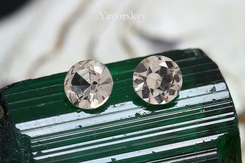 Natural malaia garnet 0.26 carat pair