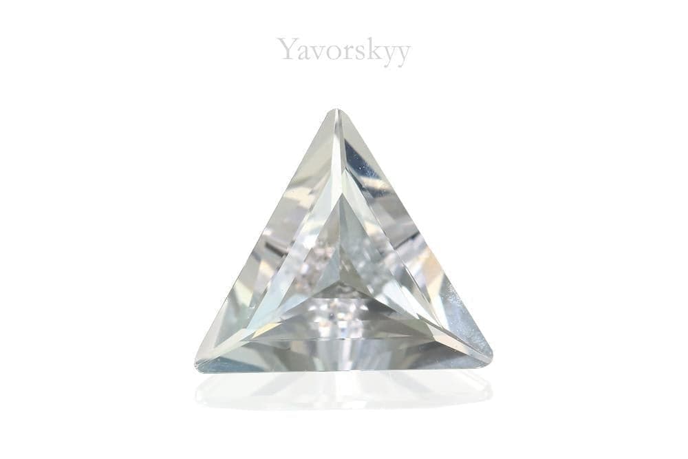 Front view image of a beautiful morganite 0.89 carat