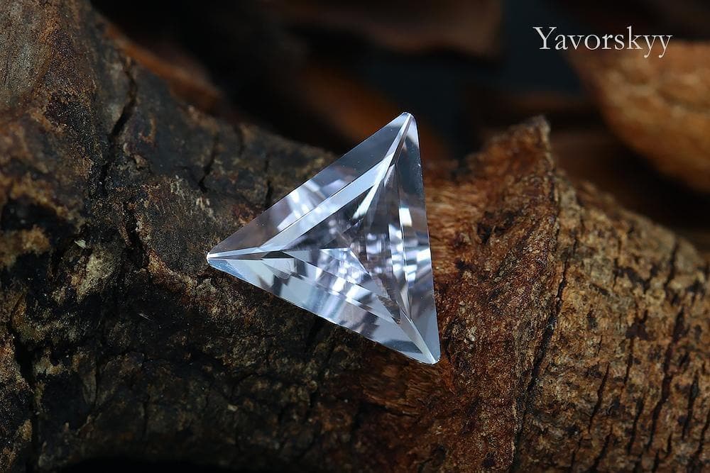 Top view photo of morganite 0.89 carat