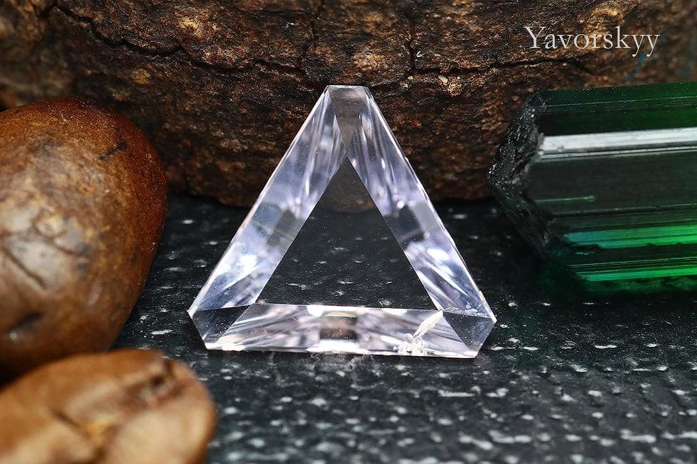 Top view photo of morganite 1.38 cts
