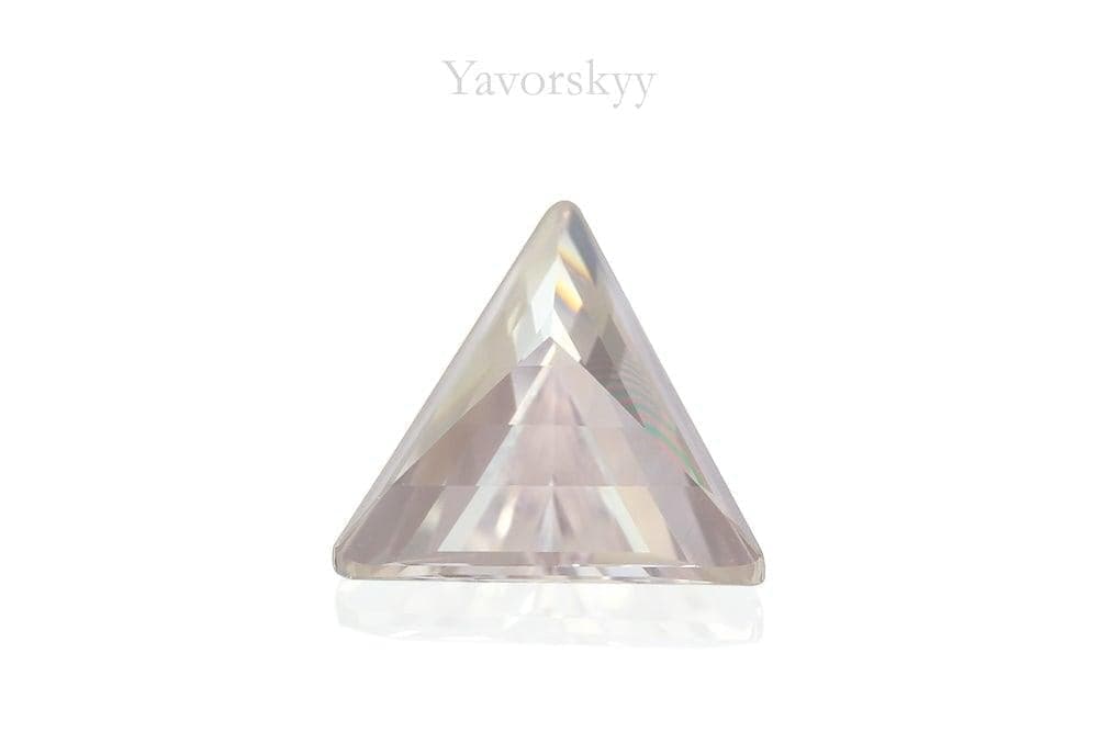 The image of pink morganite 1.52 cts bottom view
