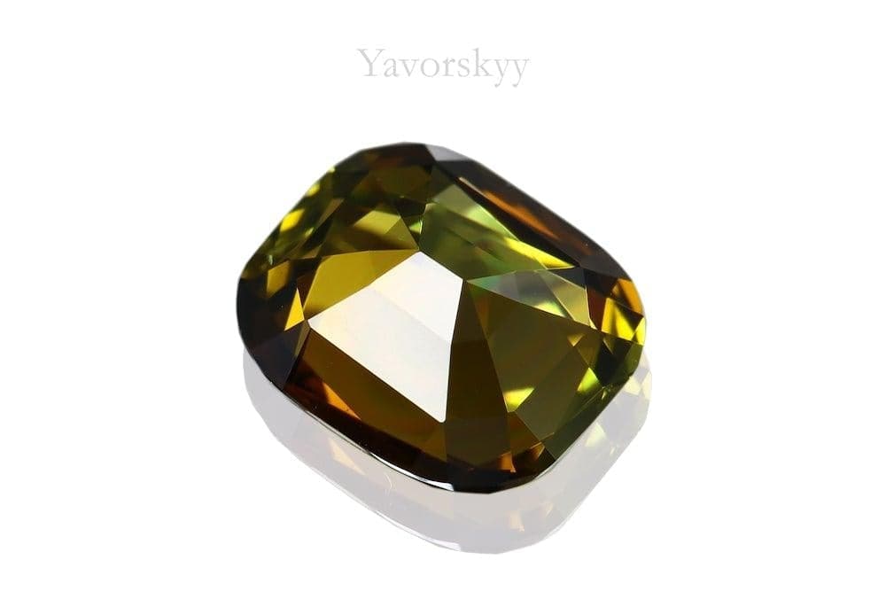 Picture of fine olive tourmaline 1.11 cts