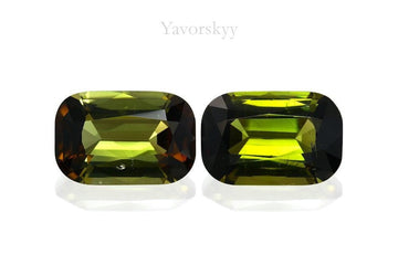 Olive Tourmaline 3.32 cts / 2 pcs