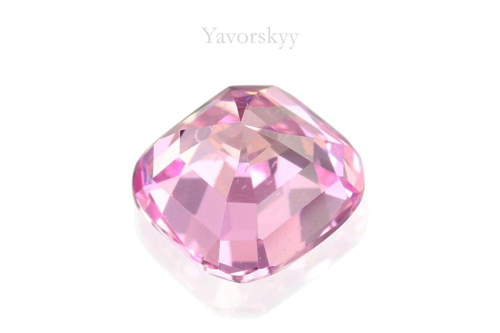 A front view image of 1.9 ct blue sapphire cushion