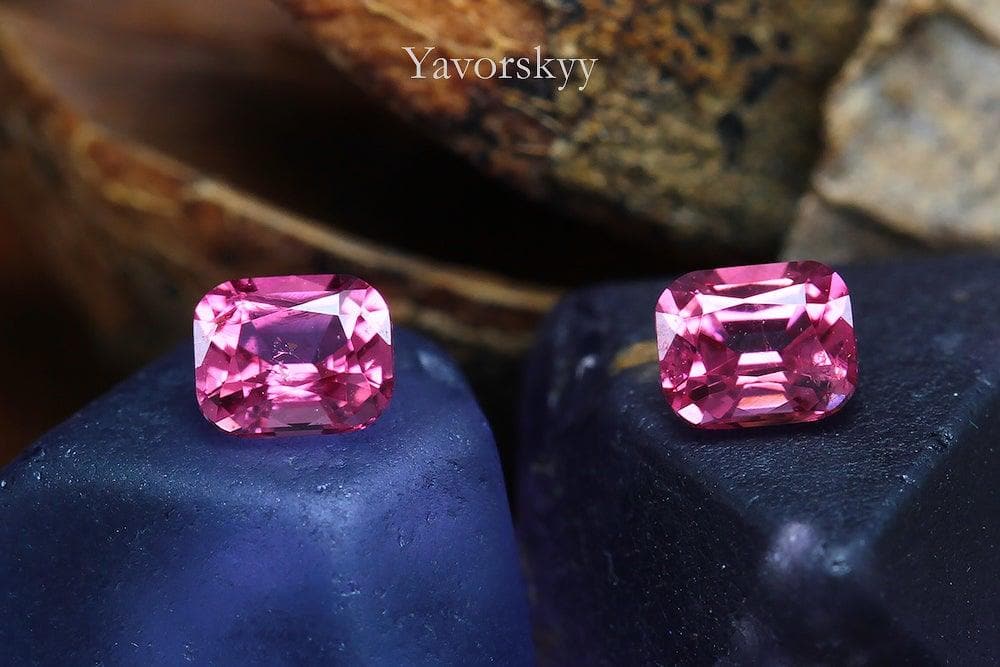 Burma pink spinel gem