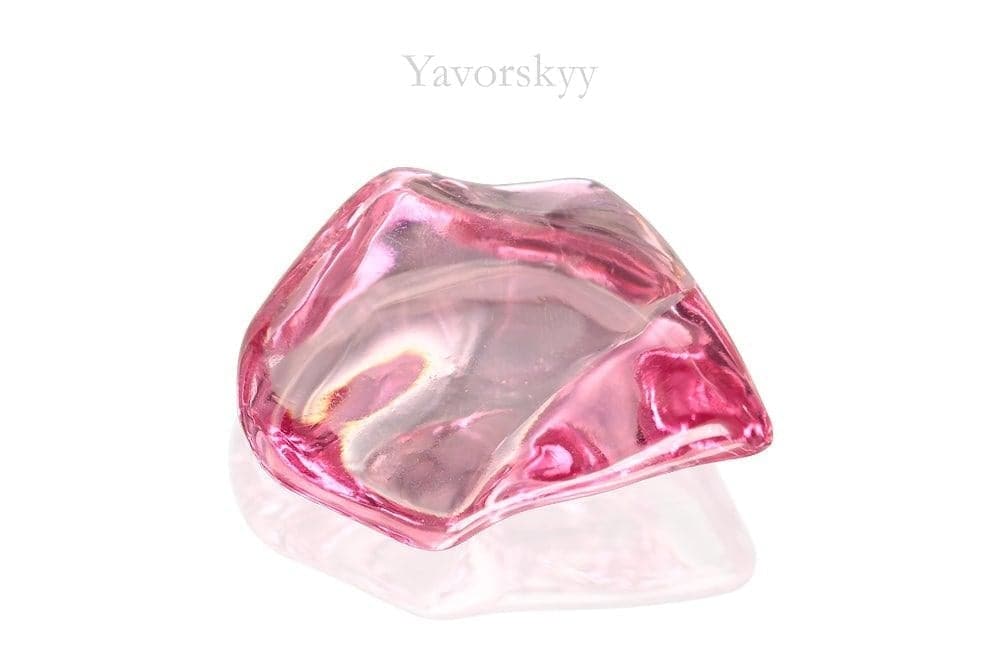 Polished pink spinel sku 16965