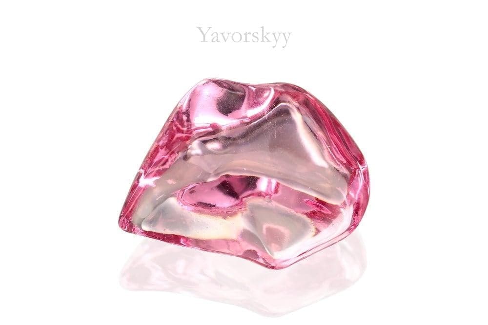 Crystal pink spinel natural