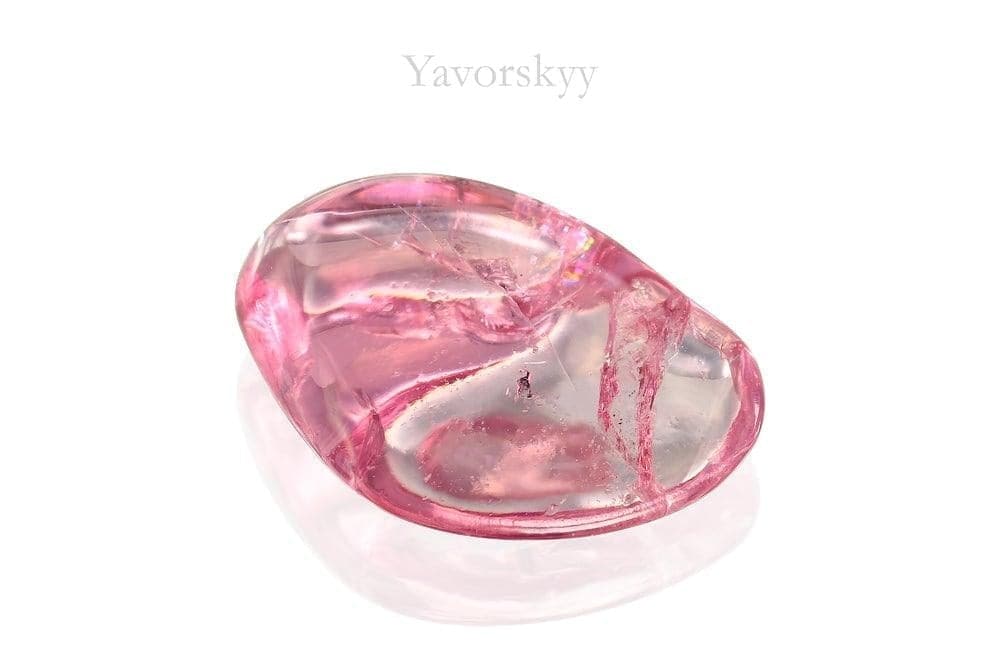 Polished pink spinel sku 17215
