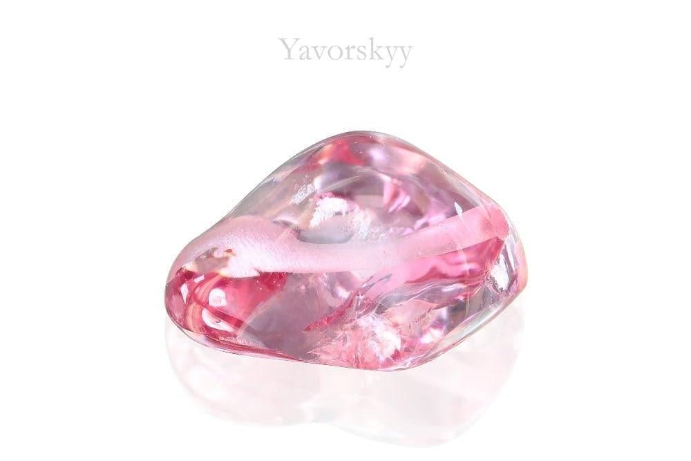 Polished pink spinel sku 17187