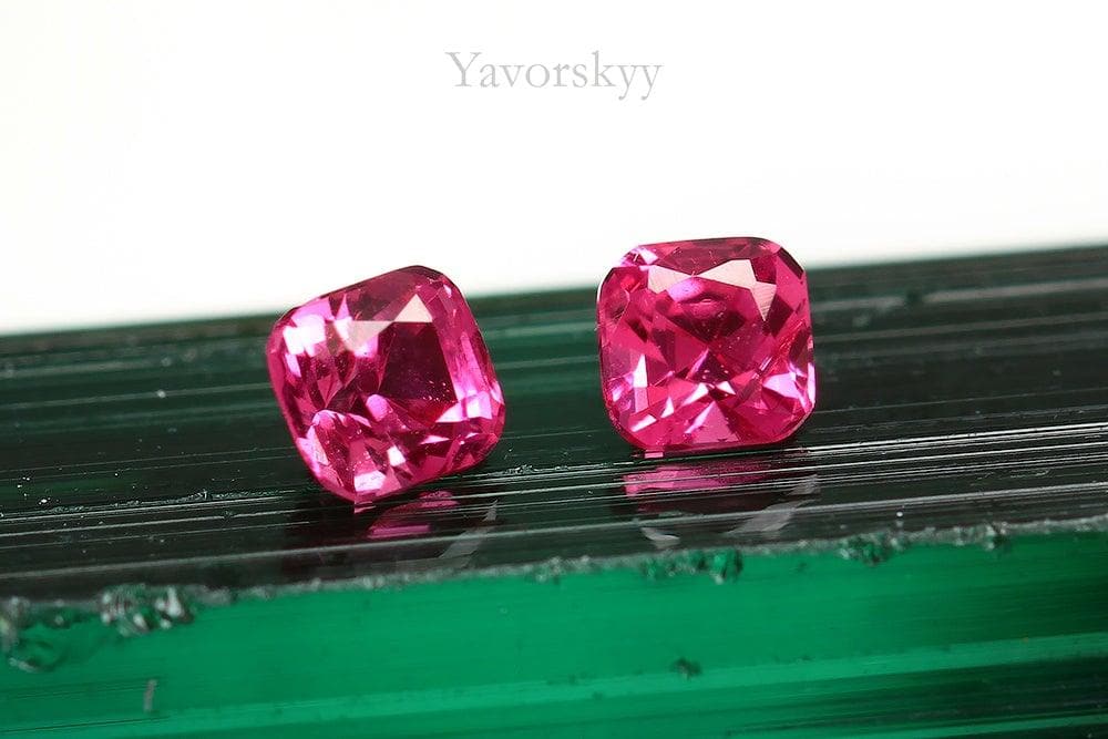 Red spinel cut stone
