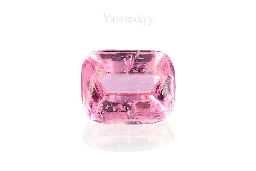 Polished pink spinel