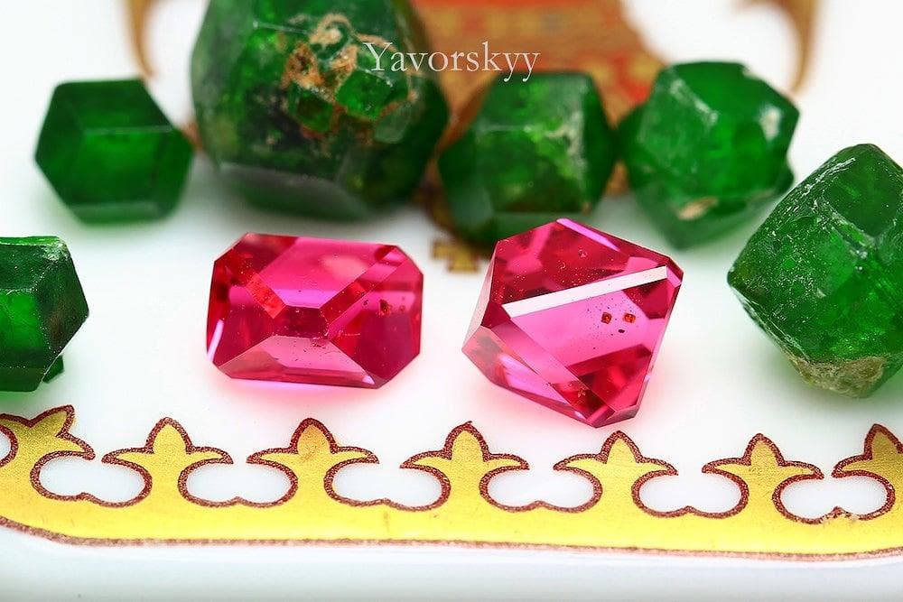 A photo of angel cut red spinel 1.79 cts