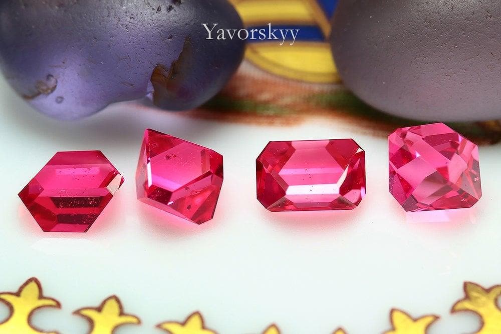 A picture of red spinel 2.29 carats