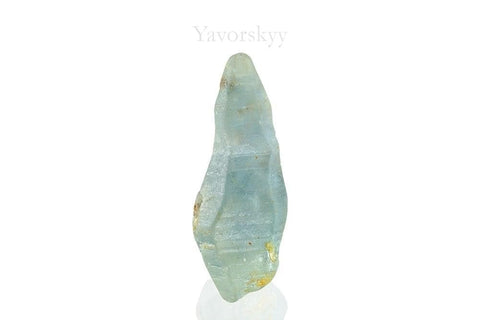 Crystal shape blue sapphire 91.89 carats front view picture