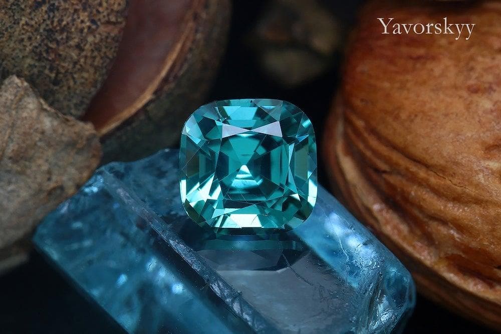 View photo of 1.2 ct tourmaline cushion