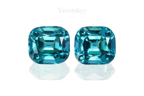 Picture of top view of tourmaline 2.1 cts matched pair