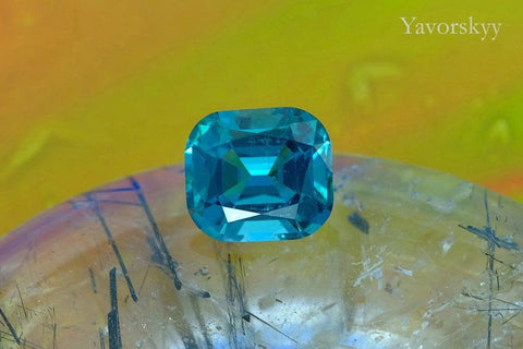 2.65 carats tourmaline cushion cut back side picture