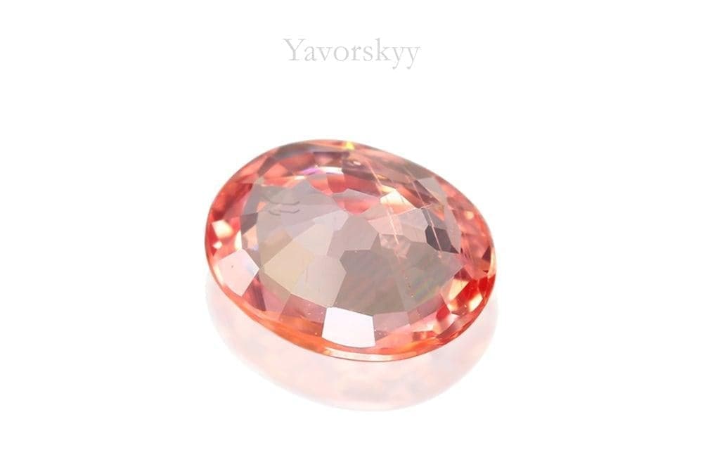 Bottom view photo of 0.32 cts sapphire