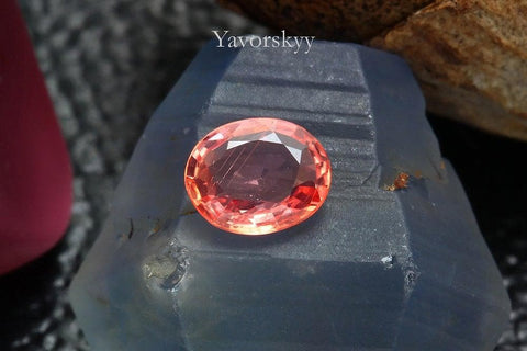 The image of treated sapphire 0.32 cts