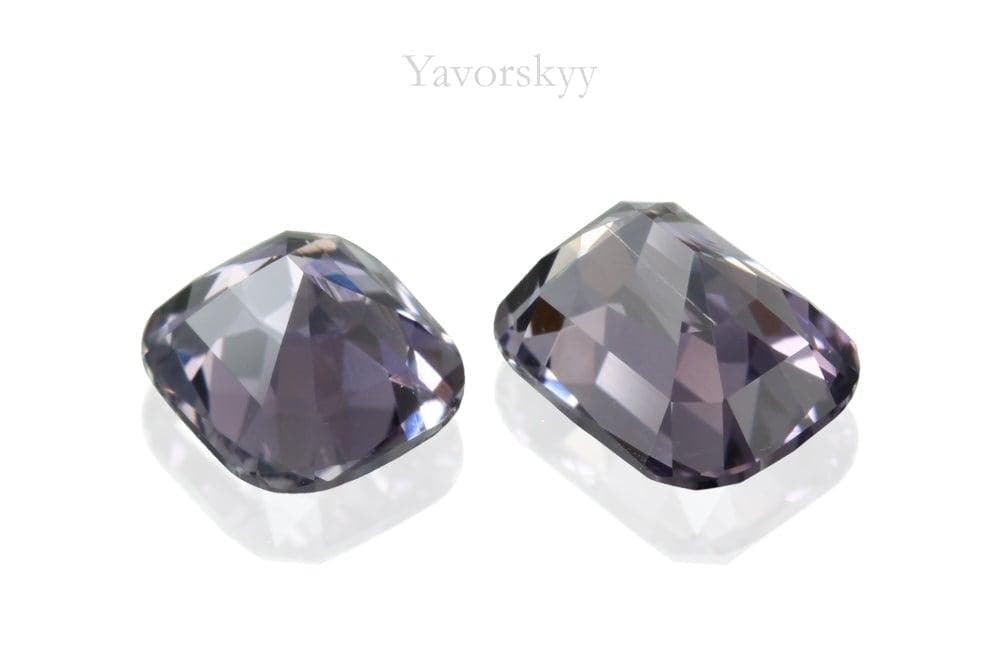 Picture of back side of scapolite 1.26 cts match pair