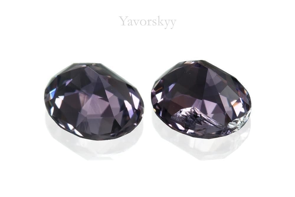 Picture of back side of scapolite 1.41 cts match pair
