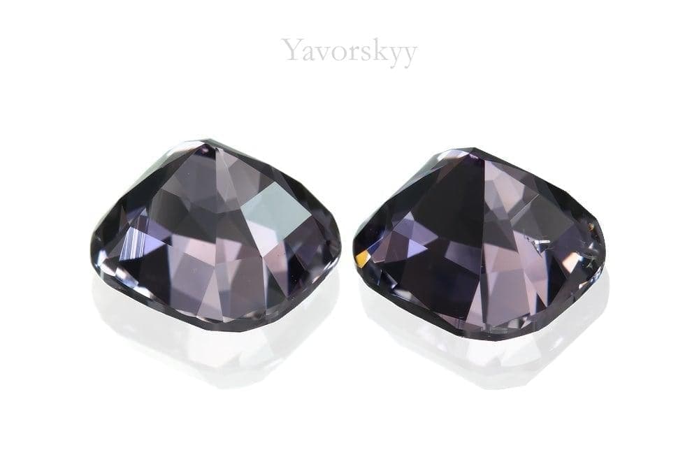 Picture of back side of scapolite 1.94 cts match pair