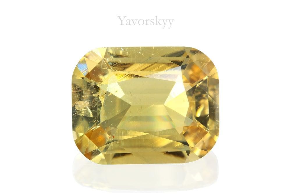 7.13 carats scapolite cushion shape photo