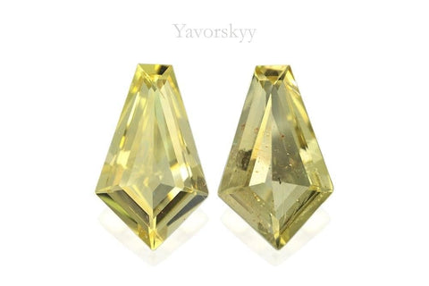 Matched pair scapolite fancy 8.22 carats front view image