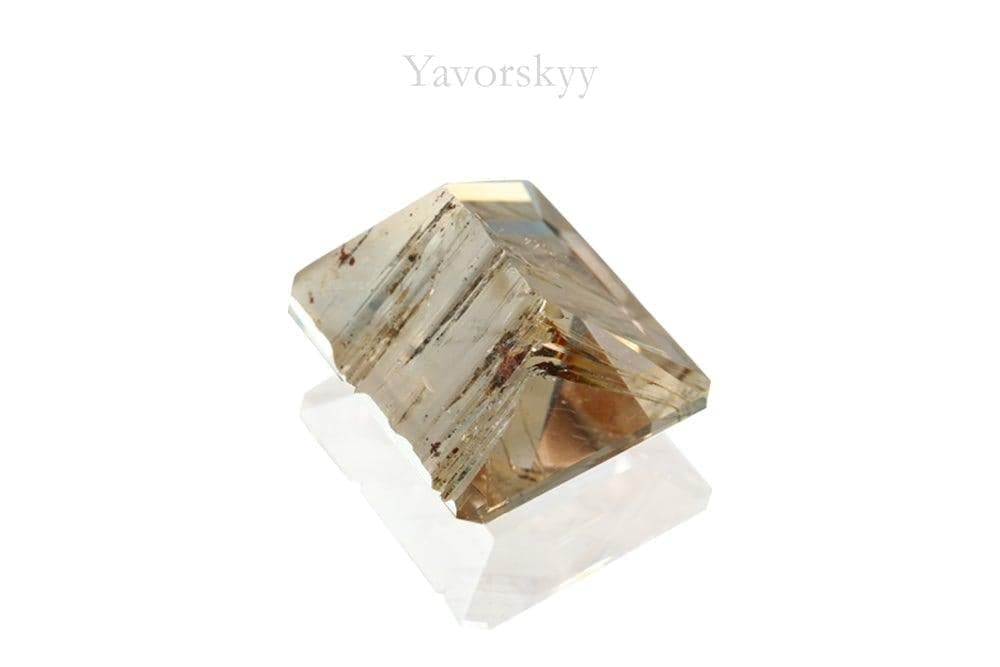 Back view picture of 15.82 ct white topaz cushion