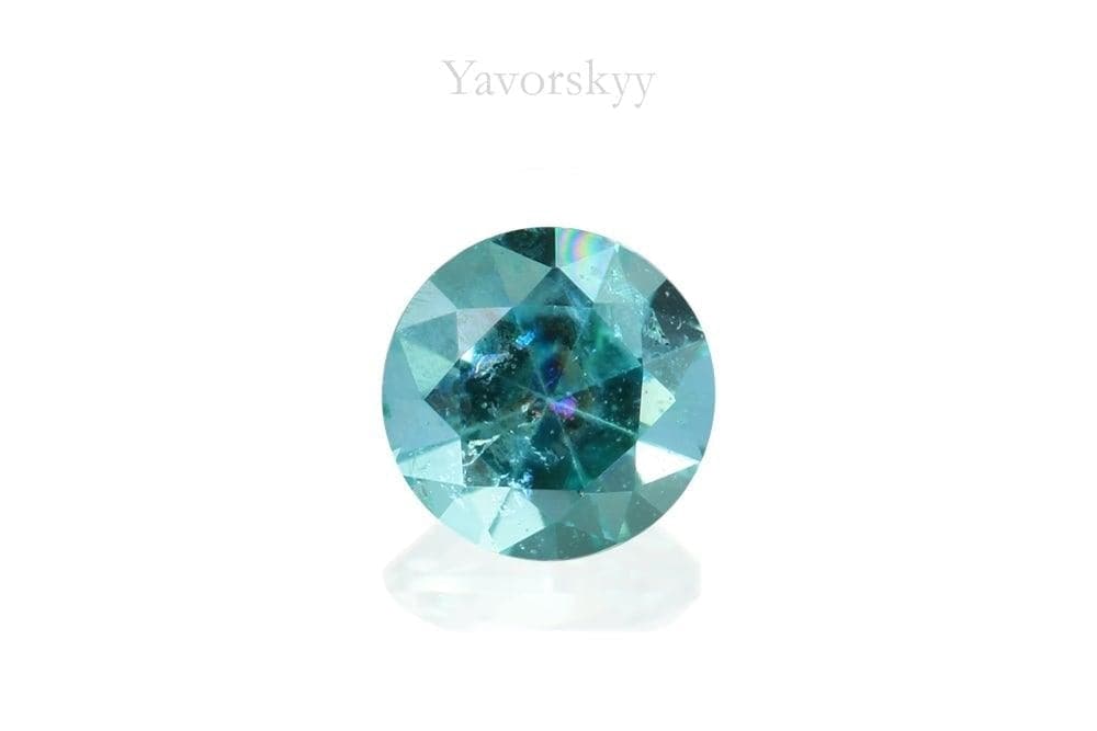 Round cut Tourmaline 0.14carat front view picture