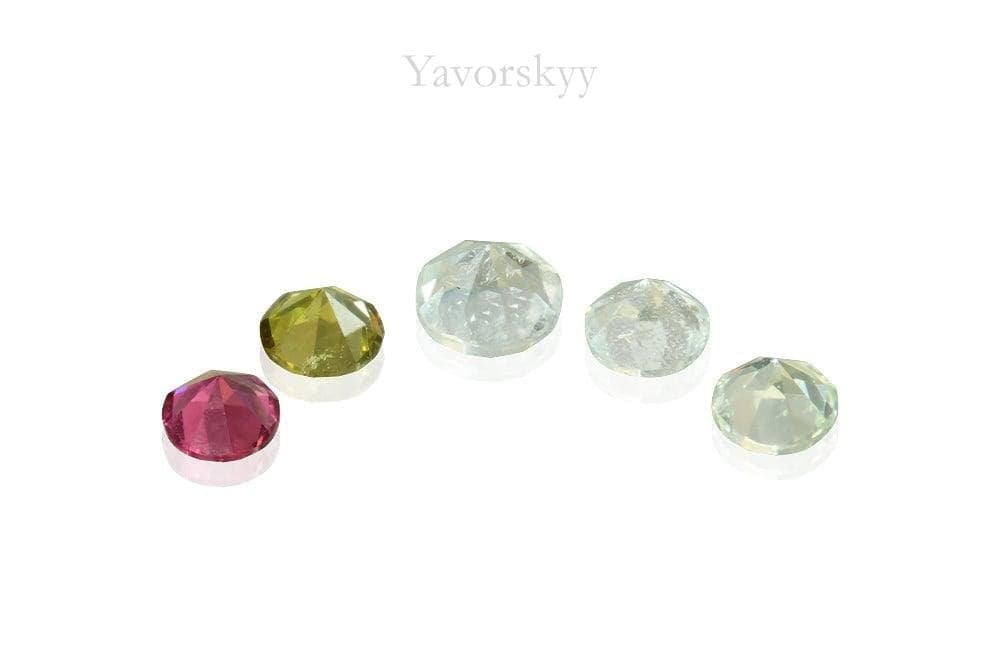 The image of Tourmaline 0.4ct bottom view