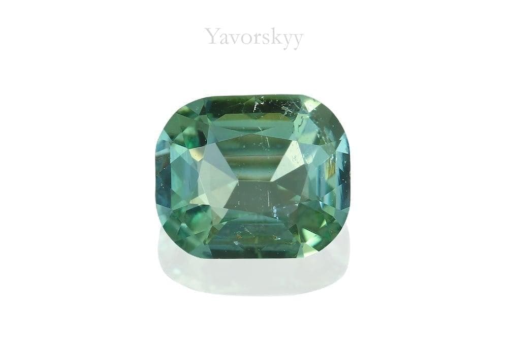 The photo of green Tourmaline 0.59ct front view