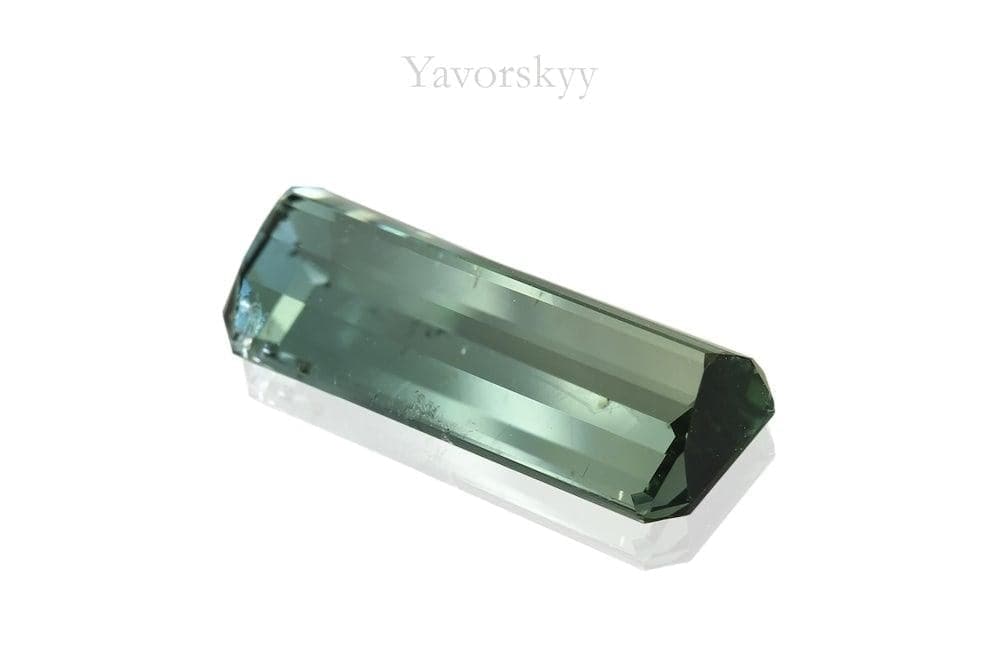 Image of green tourmaline 2.76 cts bottom view