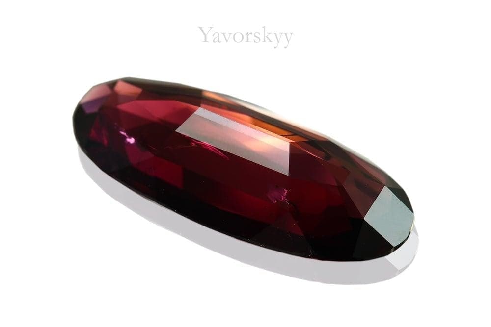 Photo of bottom view of tourmaline 3.23 carats