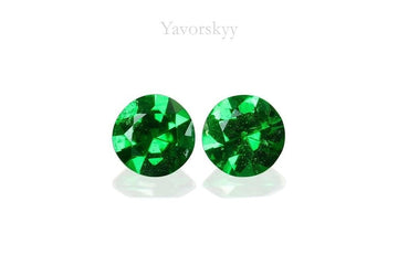 Tsavorite 0.06 ct / 2 pcs