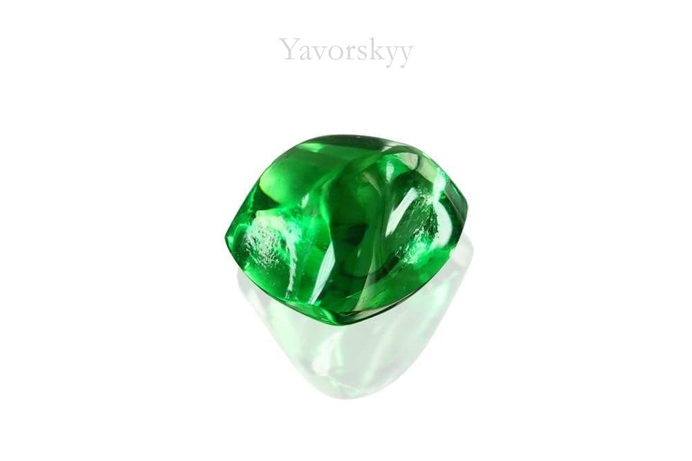 Natural tsavorite garnet