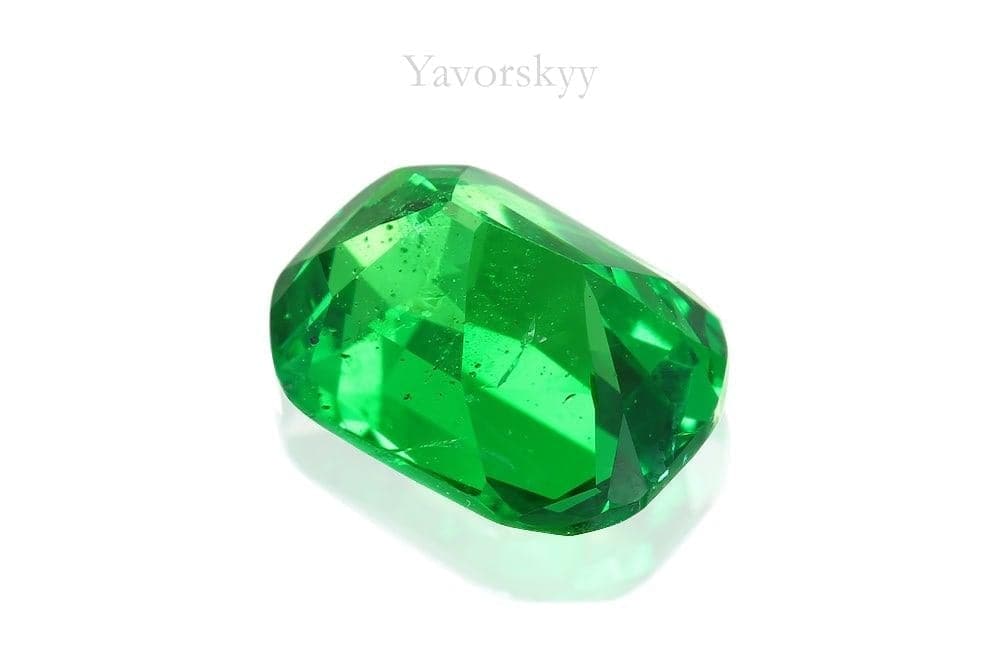 A picture of tsavorite 1.05 carat cushion shape