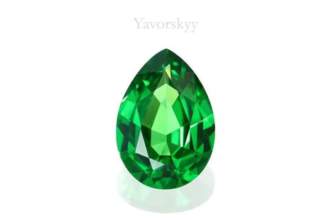 Top view image of a pretty tsavorite 1.26 carats